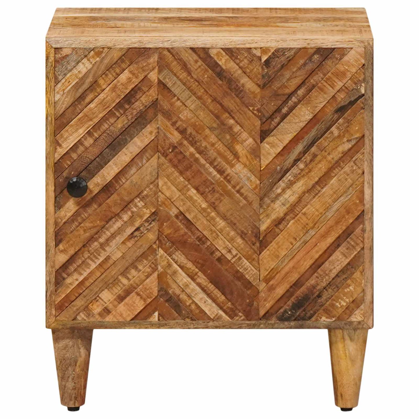Nattbord 2 pcs Brun 40 x 33,5 x 46 cm Massiv mango tre