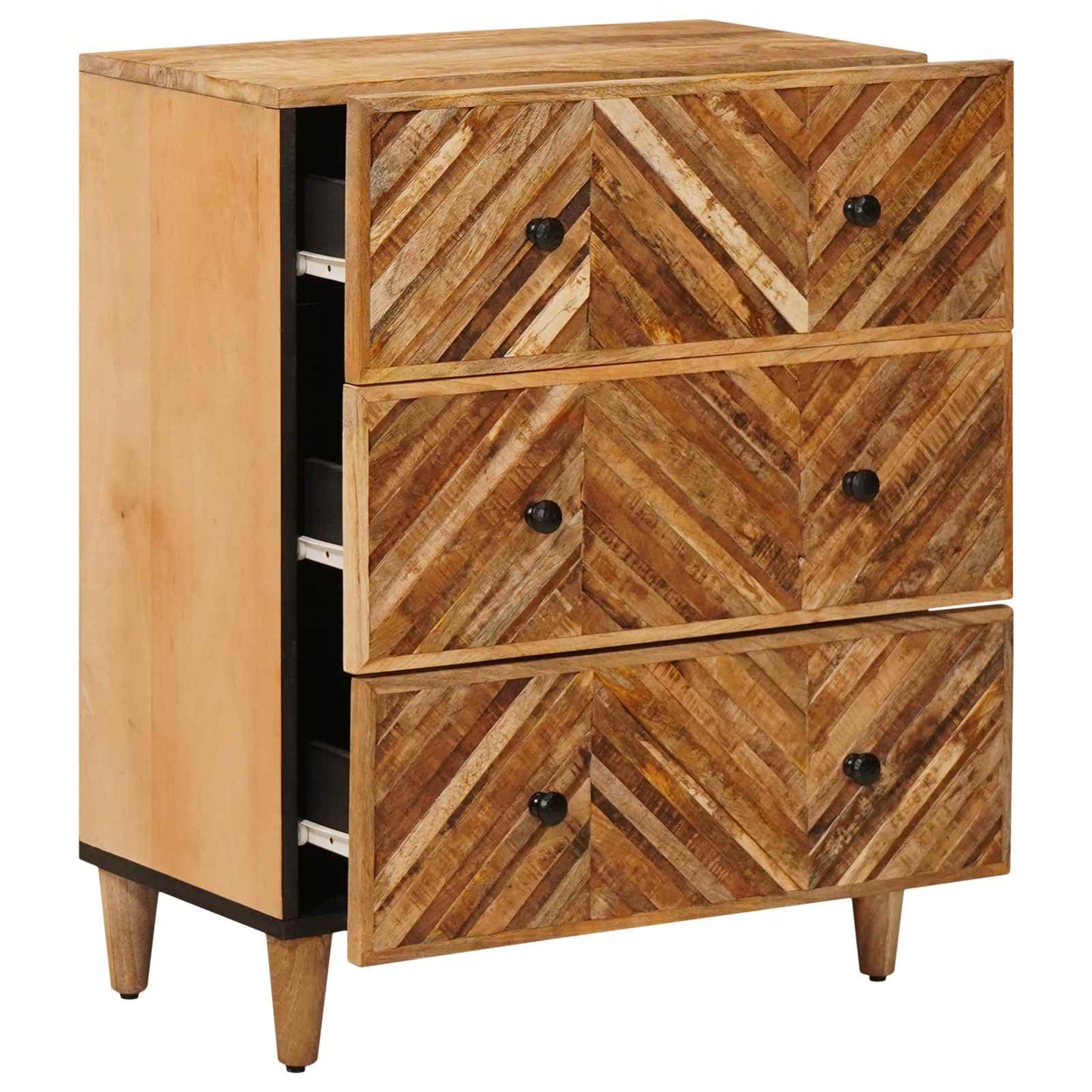 Oppbevaringsskap Brun 60 x 33,5 x 75 cm Massiv mango tre