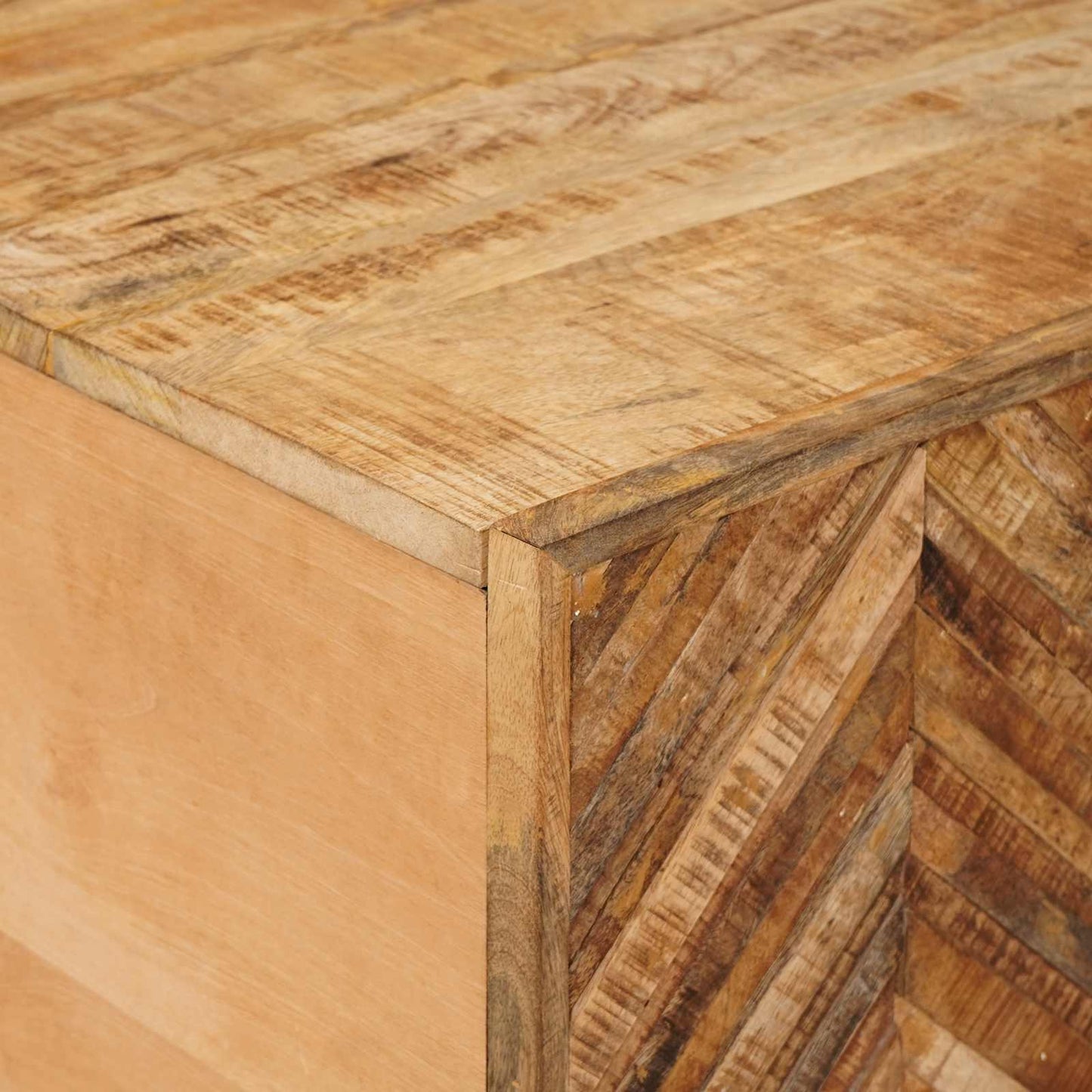 Kaffebord Brun 80 x 50 x 40 cm Massiv mango tre