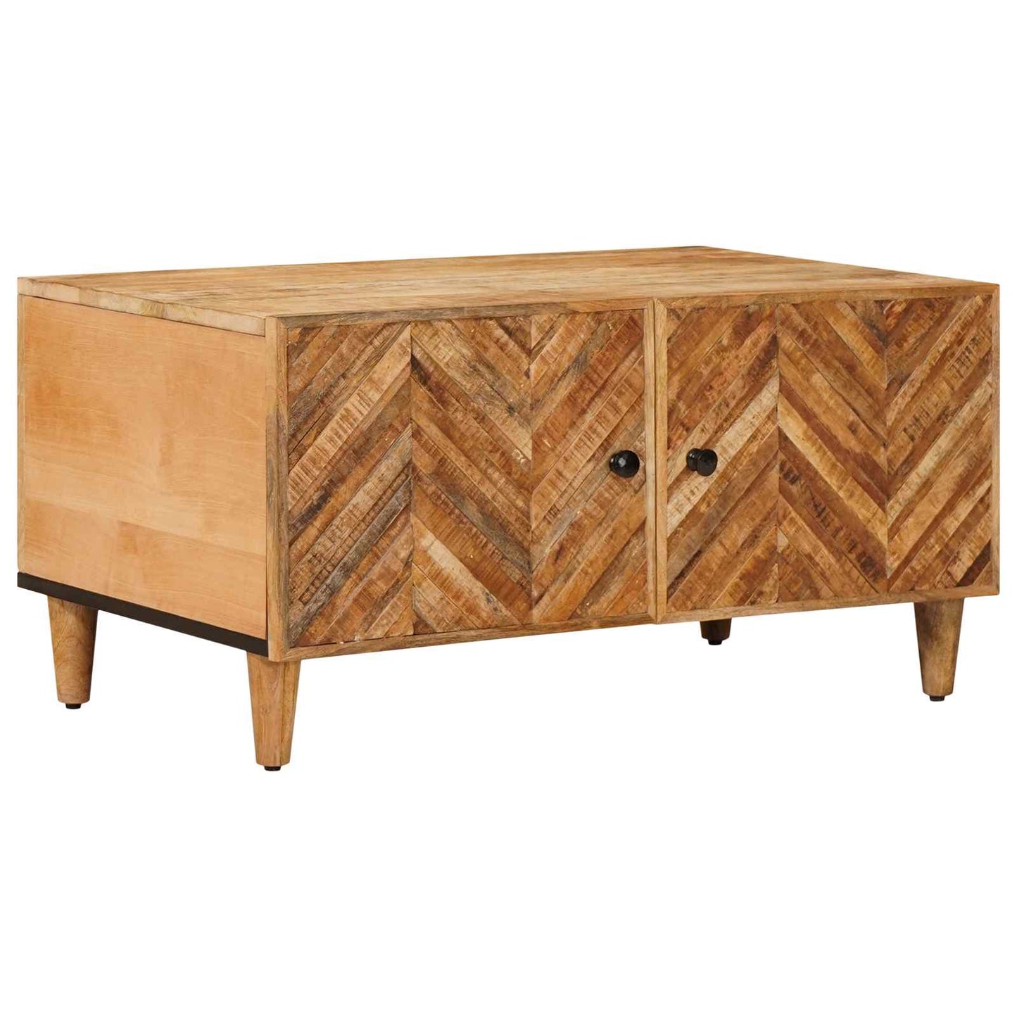 Kaffebord Brun 80 x 50 x 40 cm Massiv mango tre