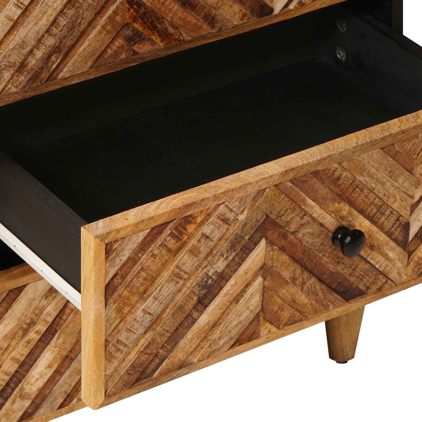 Nattbord med skuff Brun 50 x 33 x 60 cm Massiv mango tre