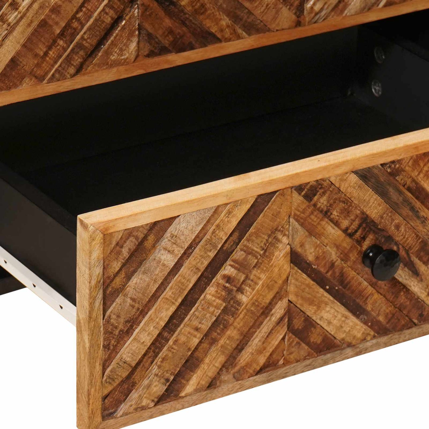 Nattbord med skuff Brun 50 x 33 x 60 cm Massiv mango tre