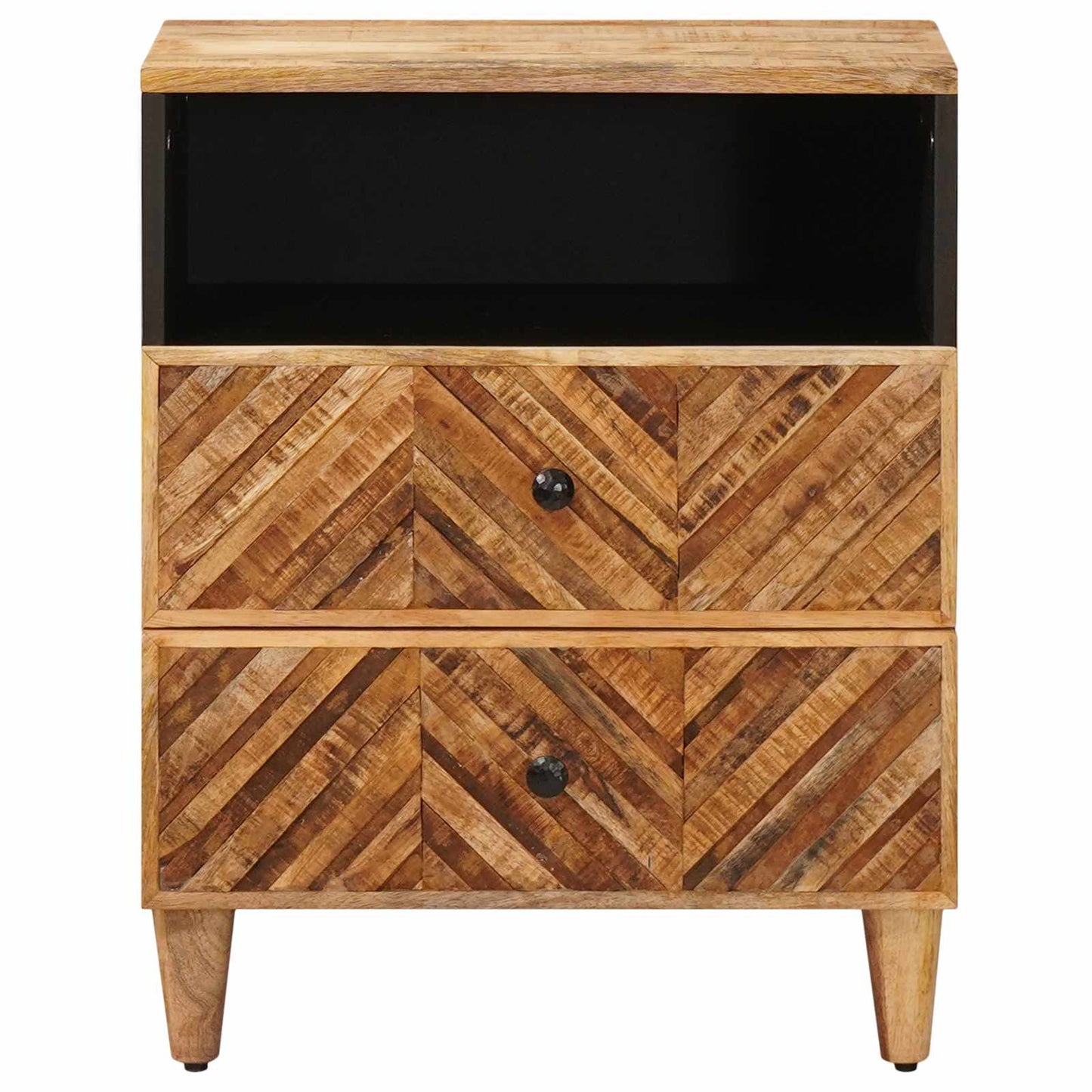 Nattbord med skuff Brun 50 x 33 x 60 cm Massiv mango tre