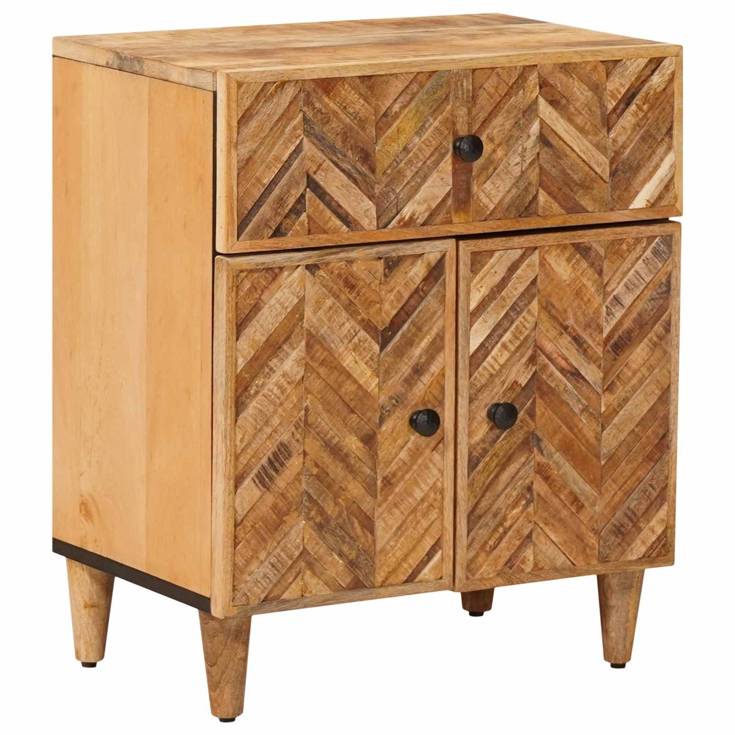 Nattbord med skuff Brun 50 x 33 x 60 cm Massiv mango tre