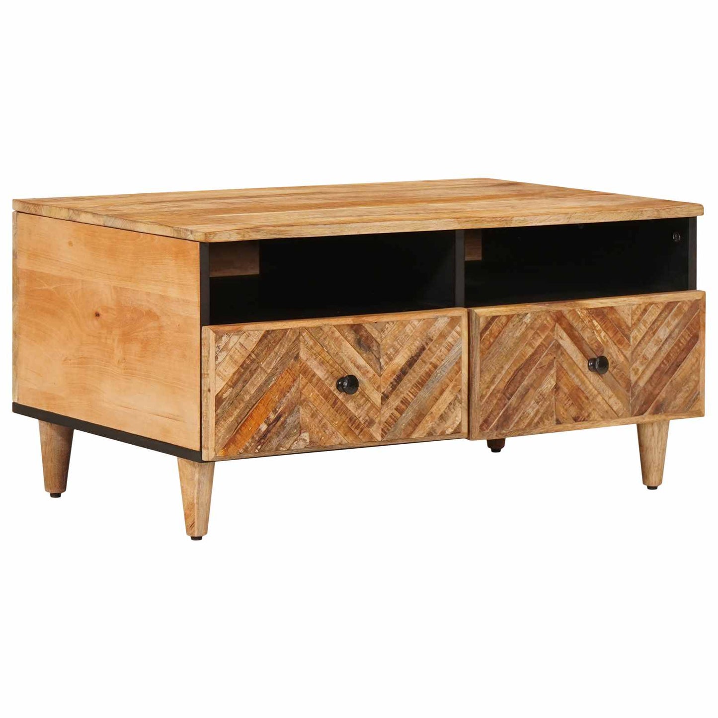 Kaffebord Brun 80 x 54 x 40 cm Massiv mango tre