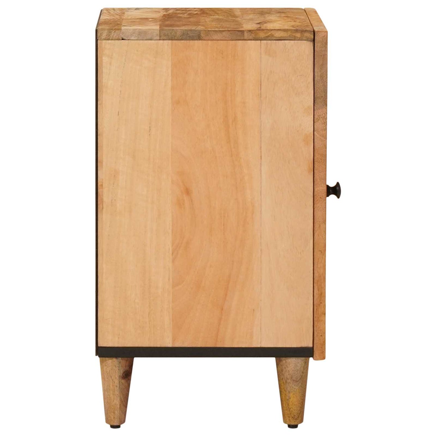 Baderomsskap med dør Brun 38 x 33,5 x 58 cm Massiv mango tre