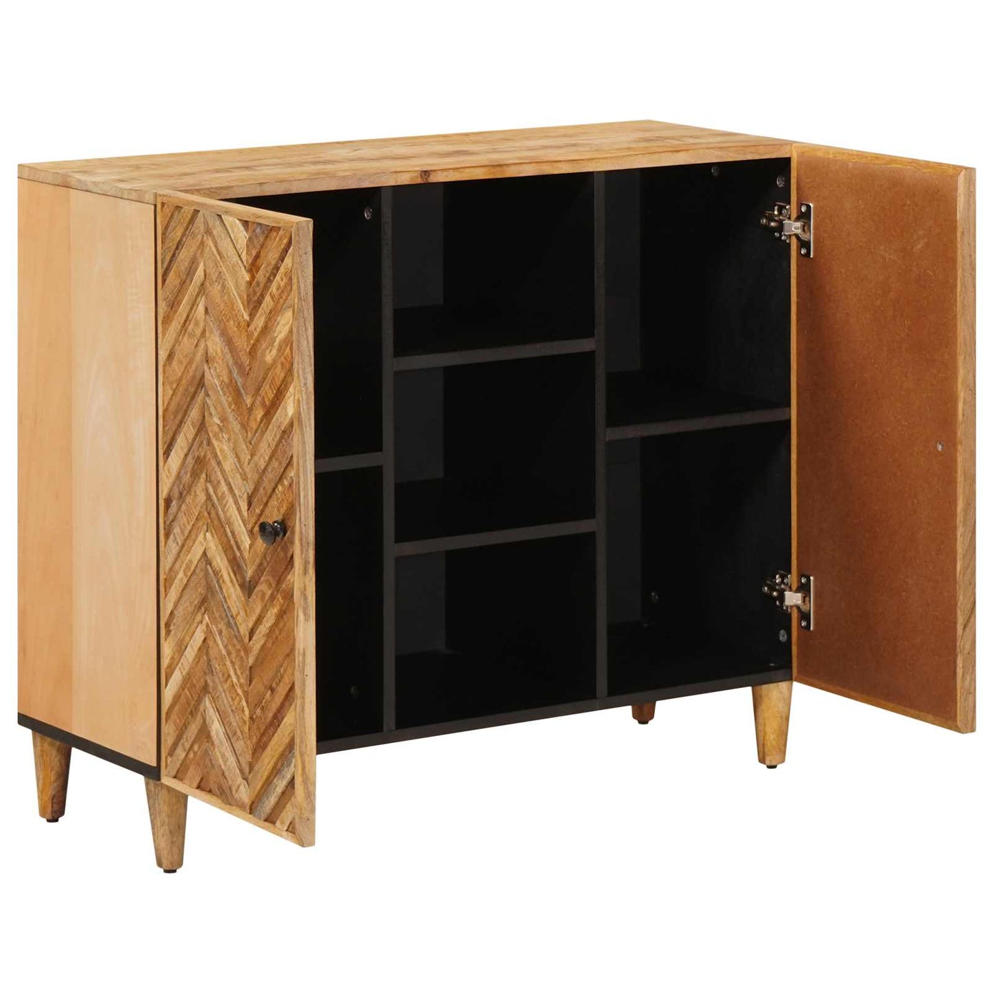 Oppbevaringsskap Brun 90 x 33,5 x 75 cm Massiv mango tre