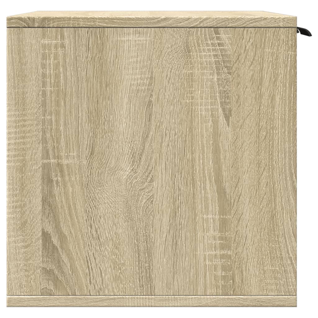 Skap til kattetoalett sonoma eik 80x50x45 cm konstruert tre vidaXL