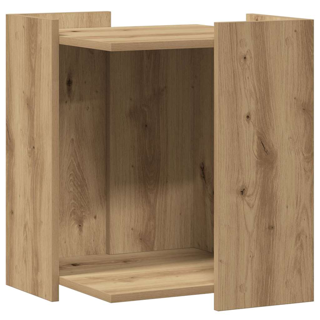 Skap til kattetoalett artisan eik 42x42x51 cm konstruert tre