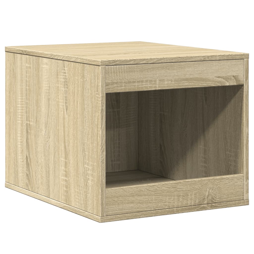 Skap til kattetoalett sonoma eik 47x59x42 cm konstruert tre