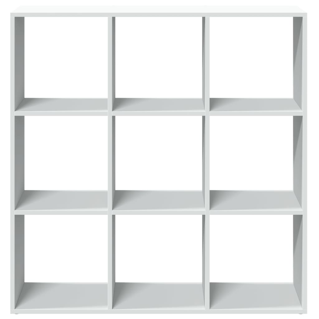 Romdeler bokhylle hvit 102x29x103,5 cm konstruert tre