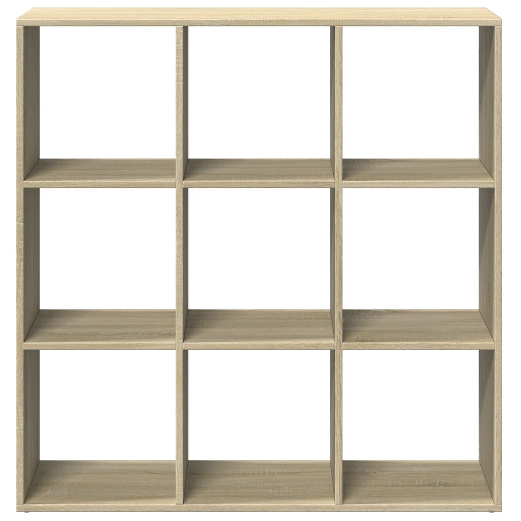 Romdeler bokhylle sonoma eik 102x29x103,5 cm konstruert tre