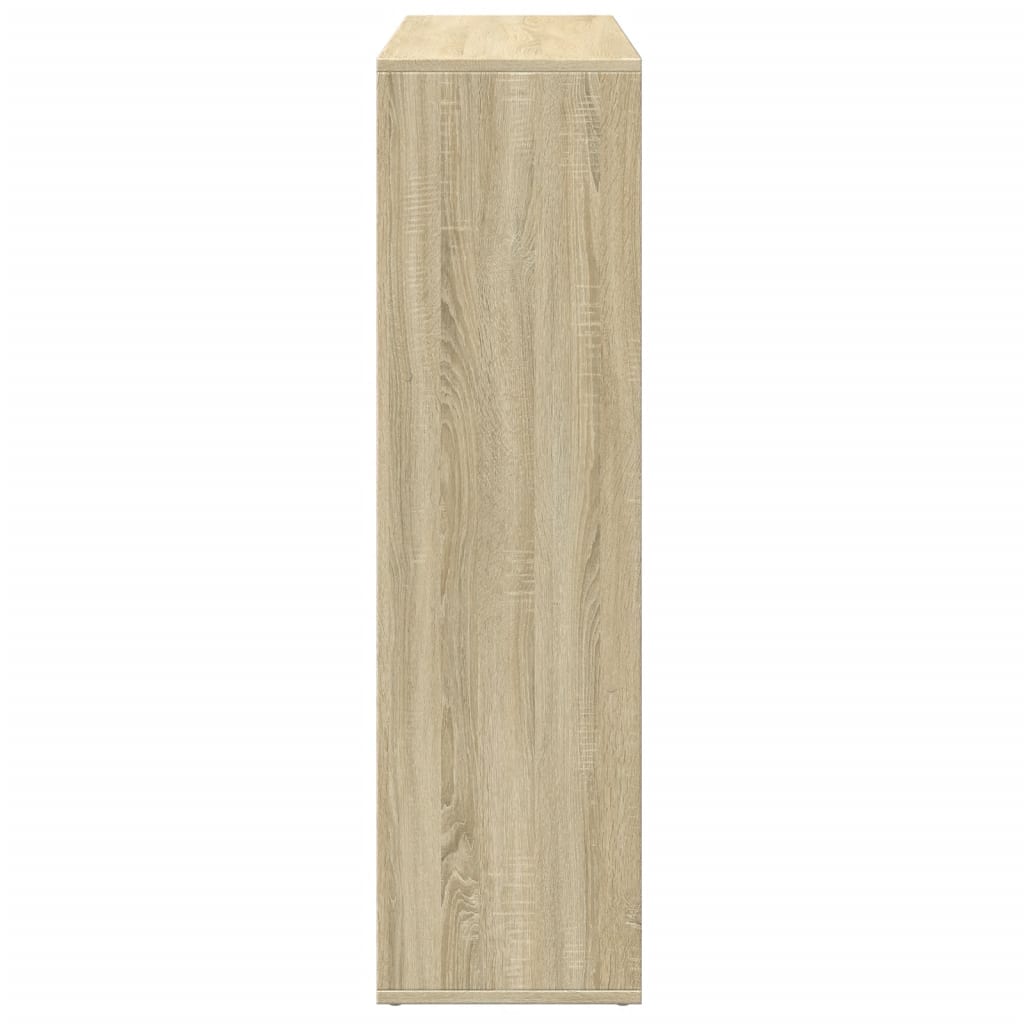 Romdeler bokhylle sonoma eik 102x29x103,5 cm konstruert tre