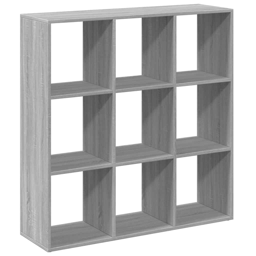 Romdeler bokhylle grå sonoma 102x29x103,5 cm konstruert tre