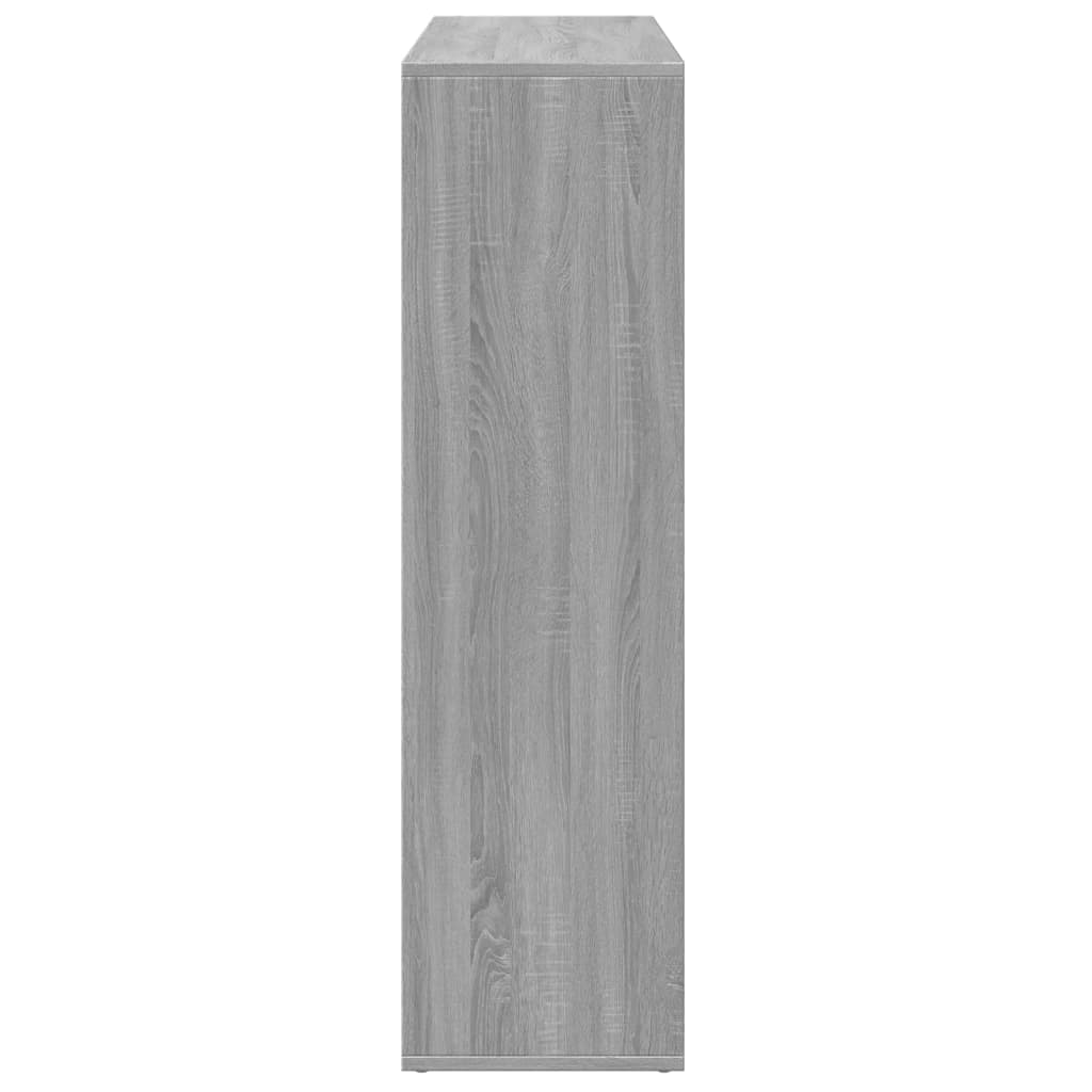 Romdeler bokhylle grå sonoma 102x29x103,5 cm konstruert tre