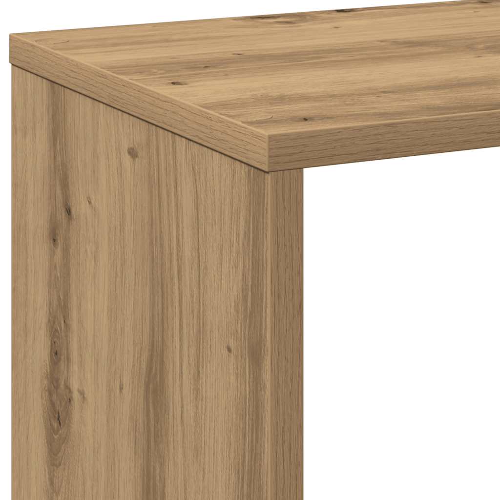 Romdeler bokhylle artisan eik 102x29x103,5 cm konstruert tre