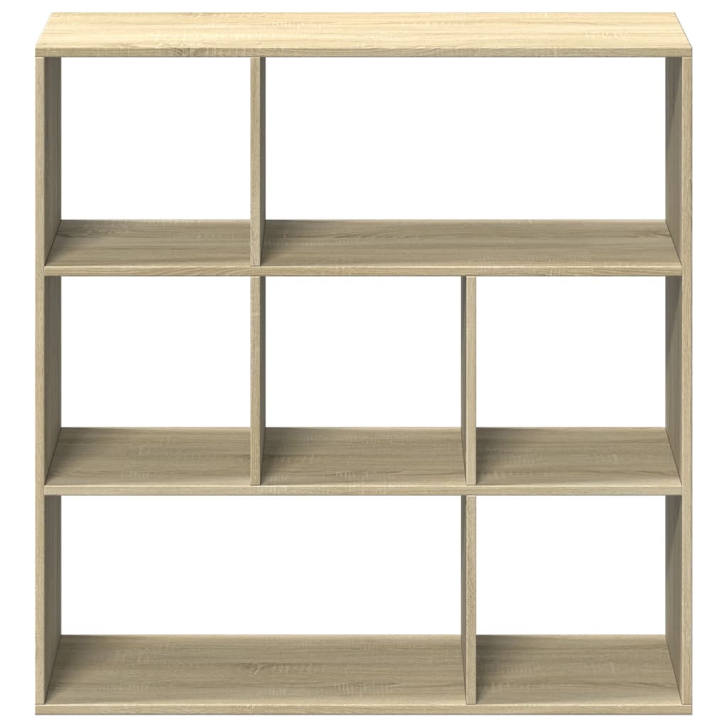 Romdeler bokhylle sonoma eik 102x29x103,5 cm konstruert tre