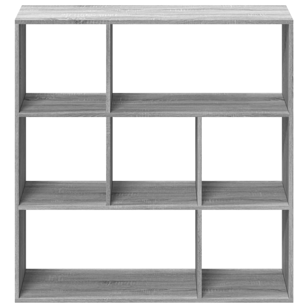 Romdeler bokhylle grå sonoma 102x29x103,5 cm konstruert tre