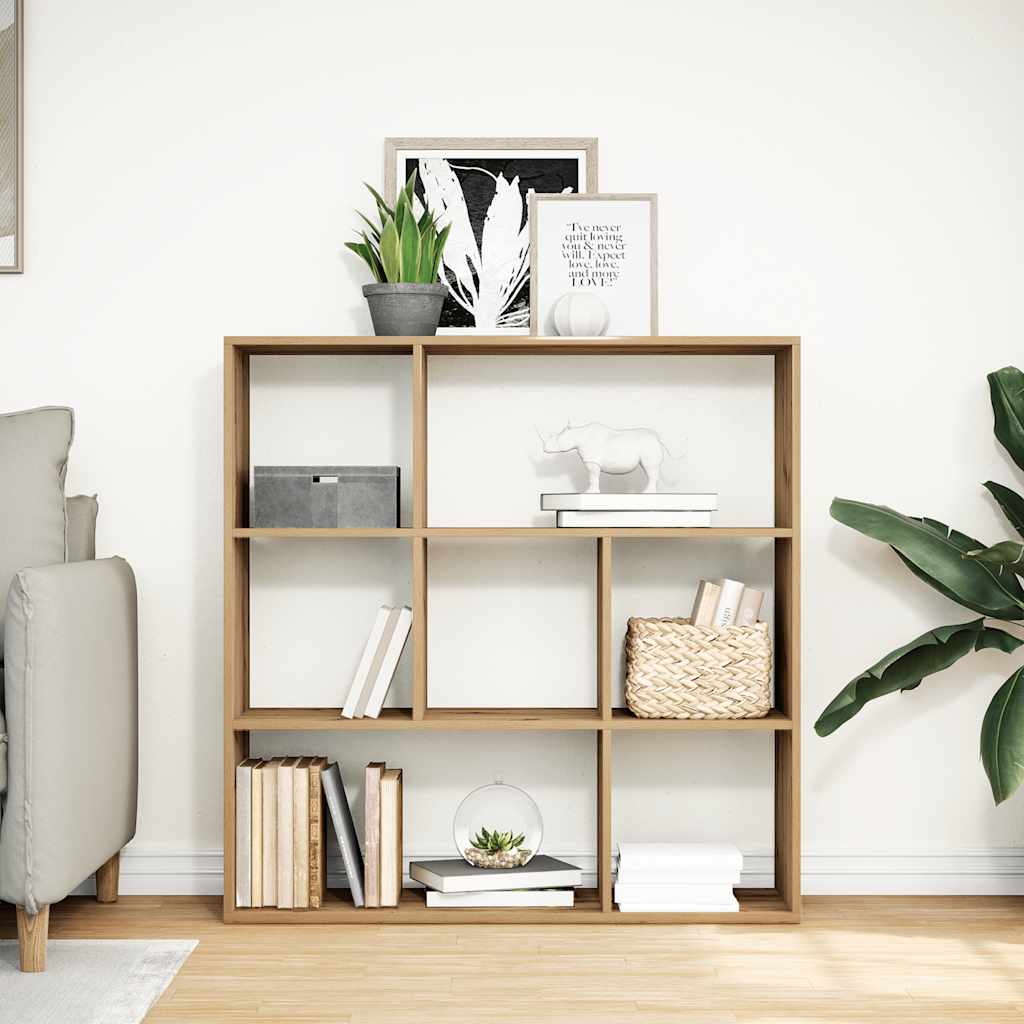 Romdeler bokhylle artisan eik 102x29x103,5 cm konstruert tre