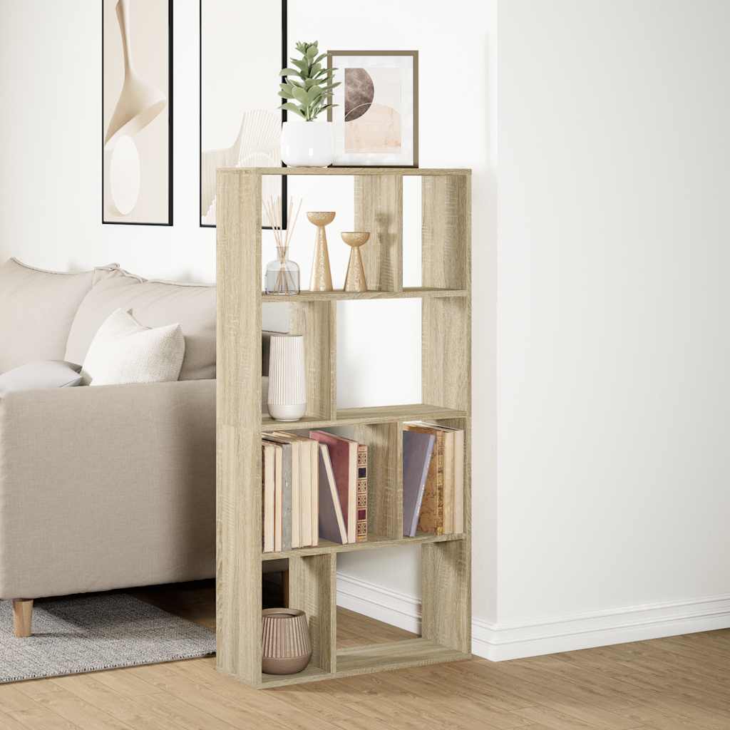 Bokhylle sonoma eik 60x20x120,5 cm konstruert tre