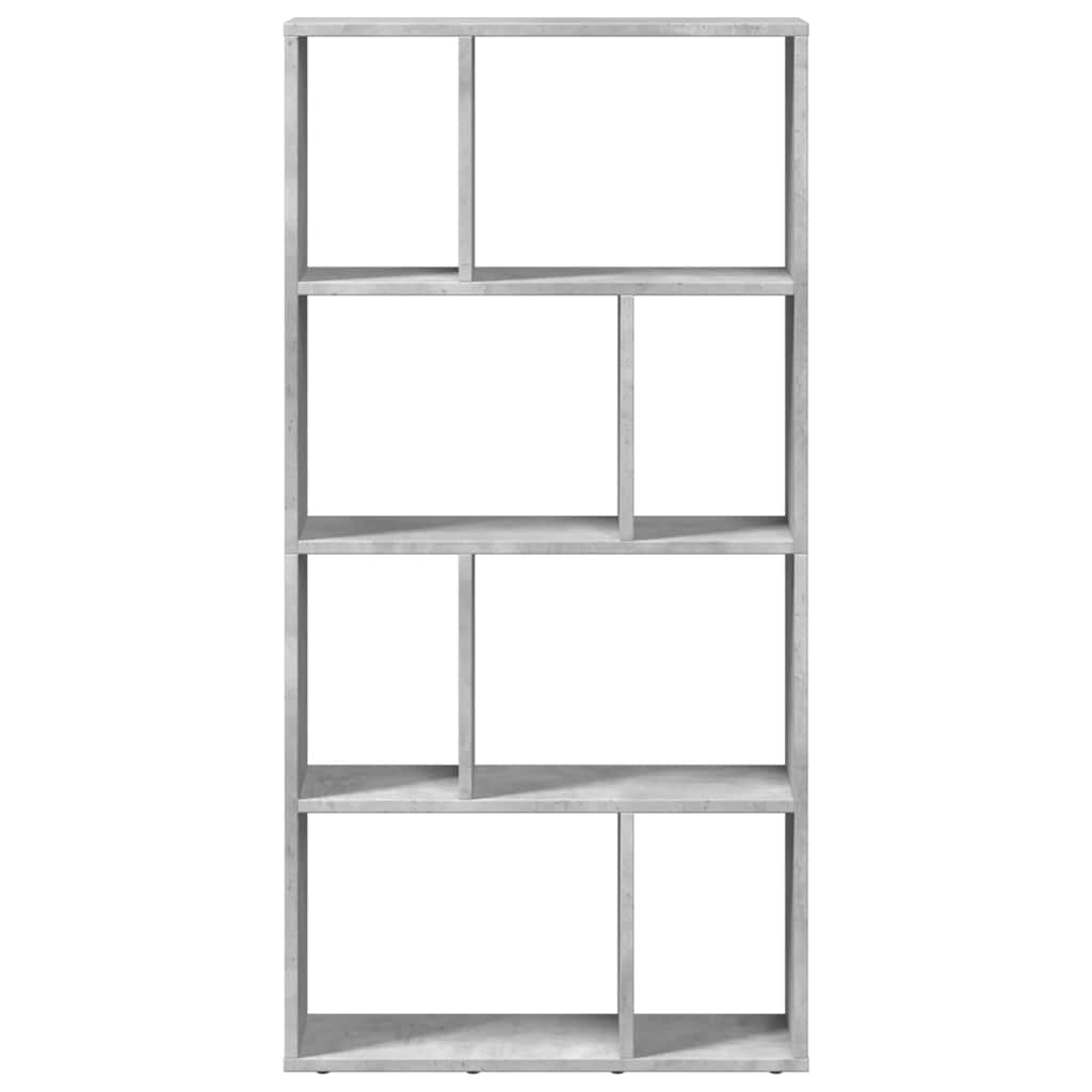 Bokhylle betonggrå 60x20x120,5 cm konstruert tre