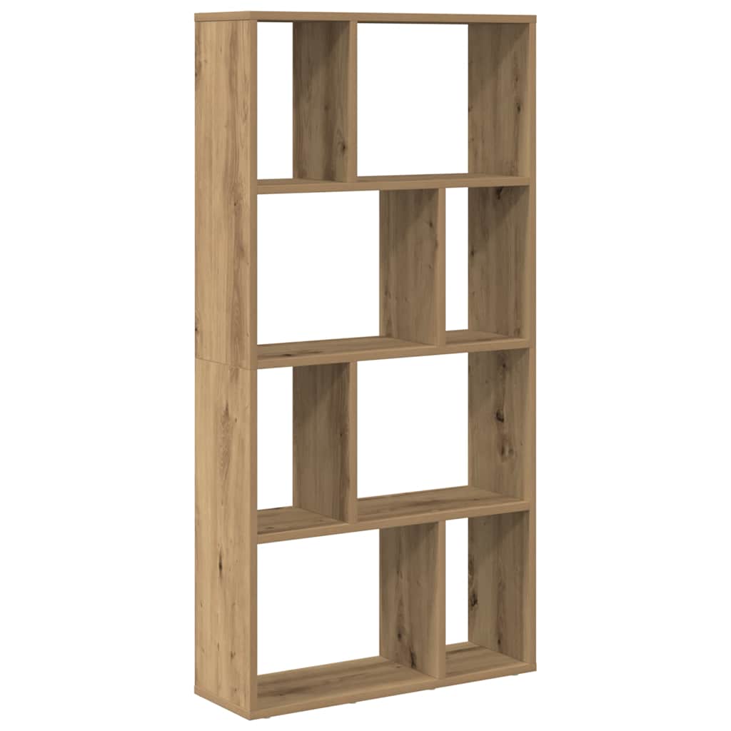 Bokhylle artisan eik 60x20x120,5 cm konstruert tre