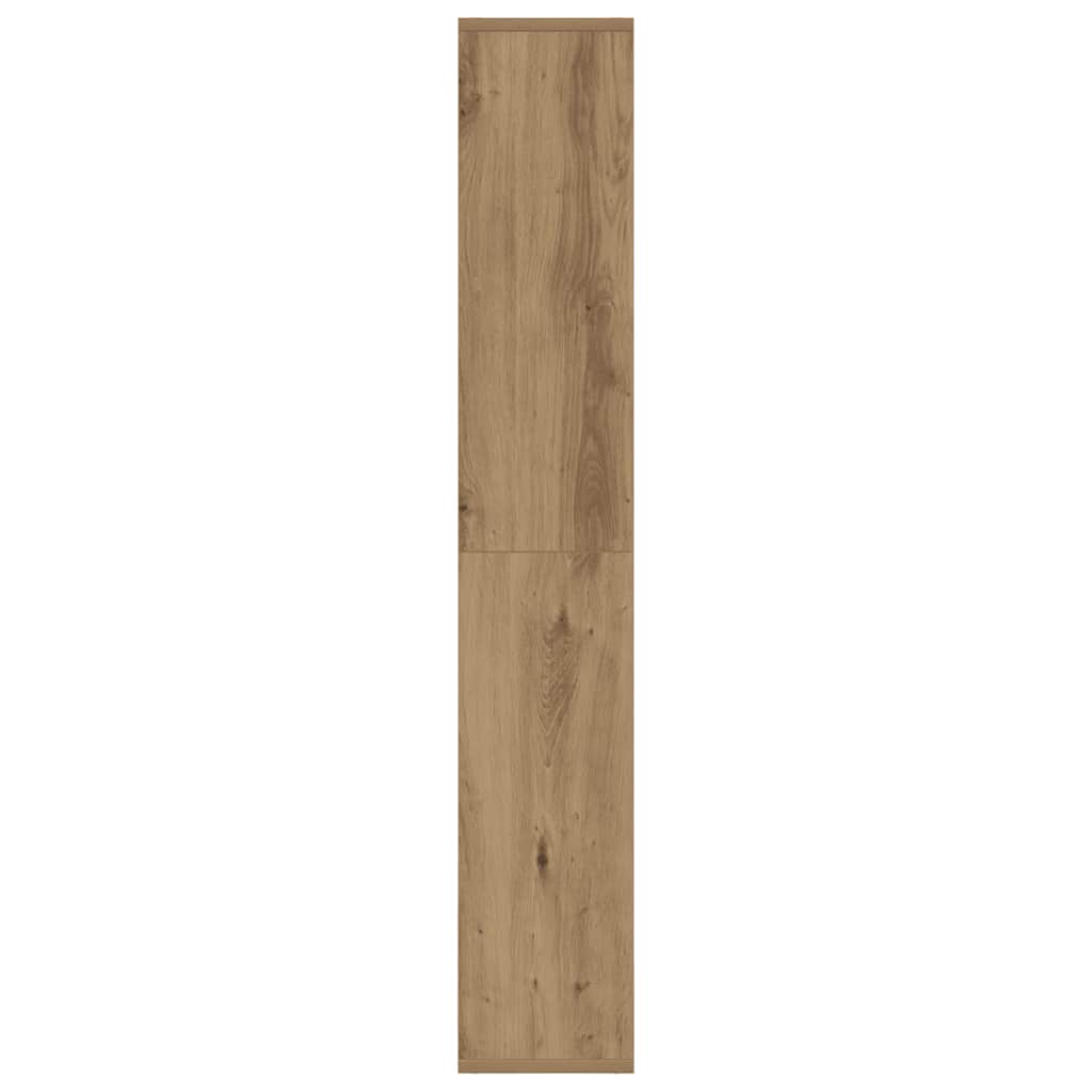 Bokhylle artisan eik 60x20x120,5 cm konstruert tre