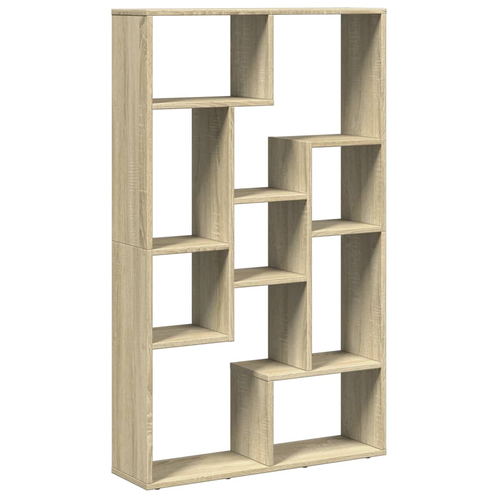 Bokhylle sonoma eik 72x20x120,5 cm konstruert tre