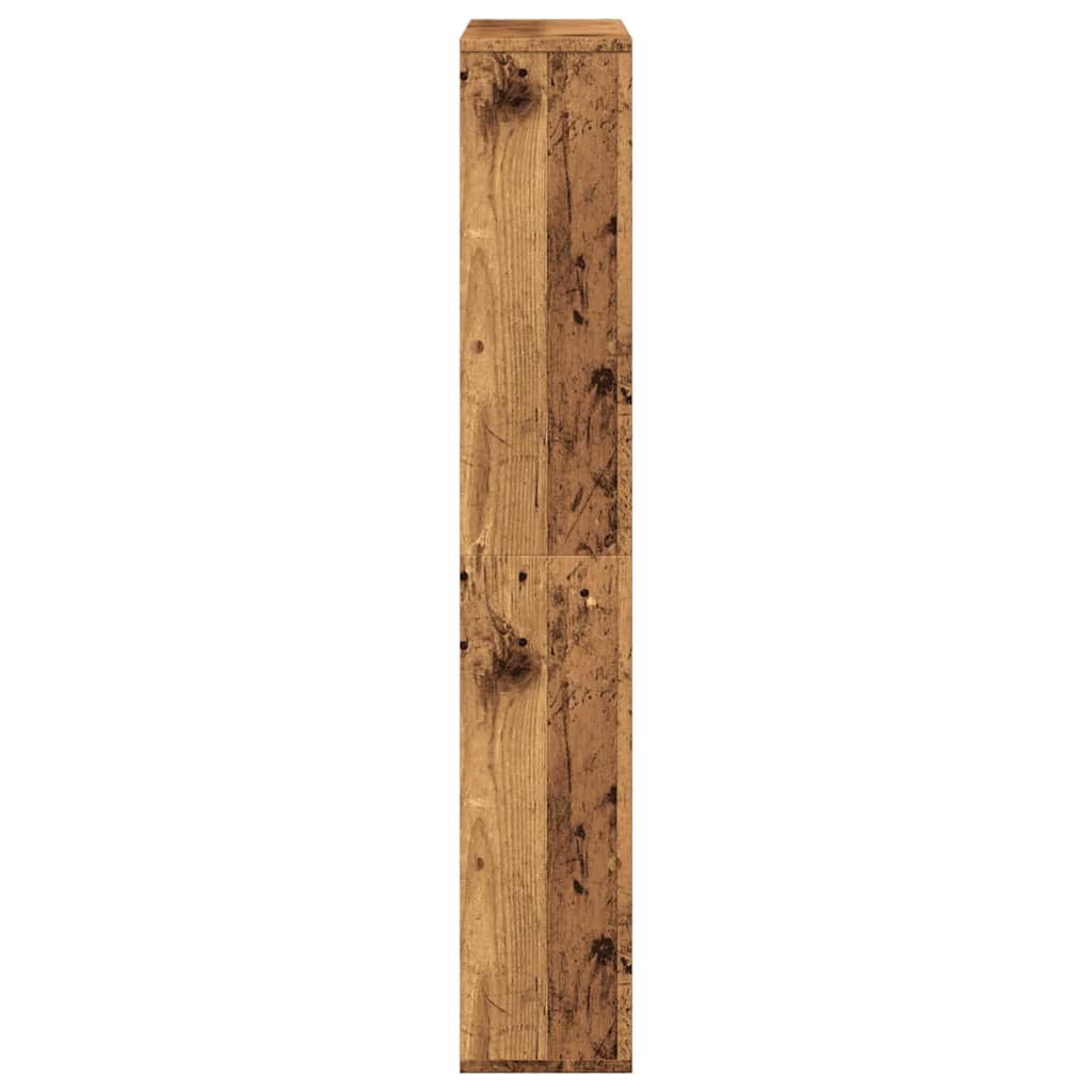 Bokhylle gammelt tre 72x20x120,5 cm konstruert tre