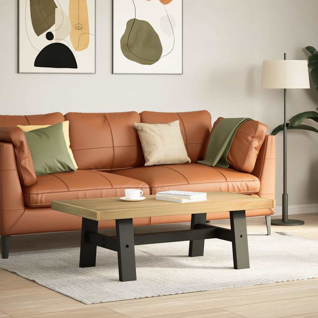 Salongbord NOAIN A-formede ben 120x60x40 cm heltre furu