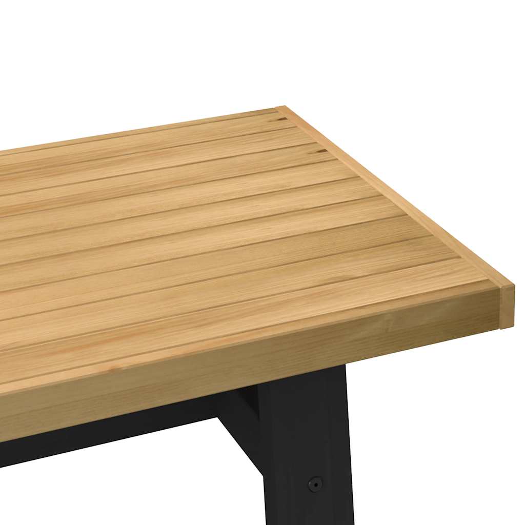 Salongbord NOAIN A-formede ben 120x60x40 cm heltre furu