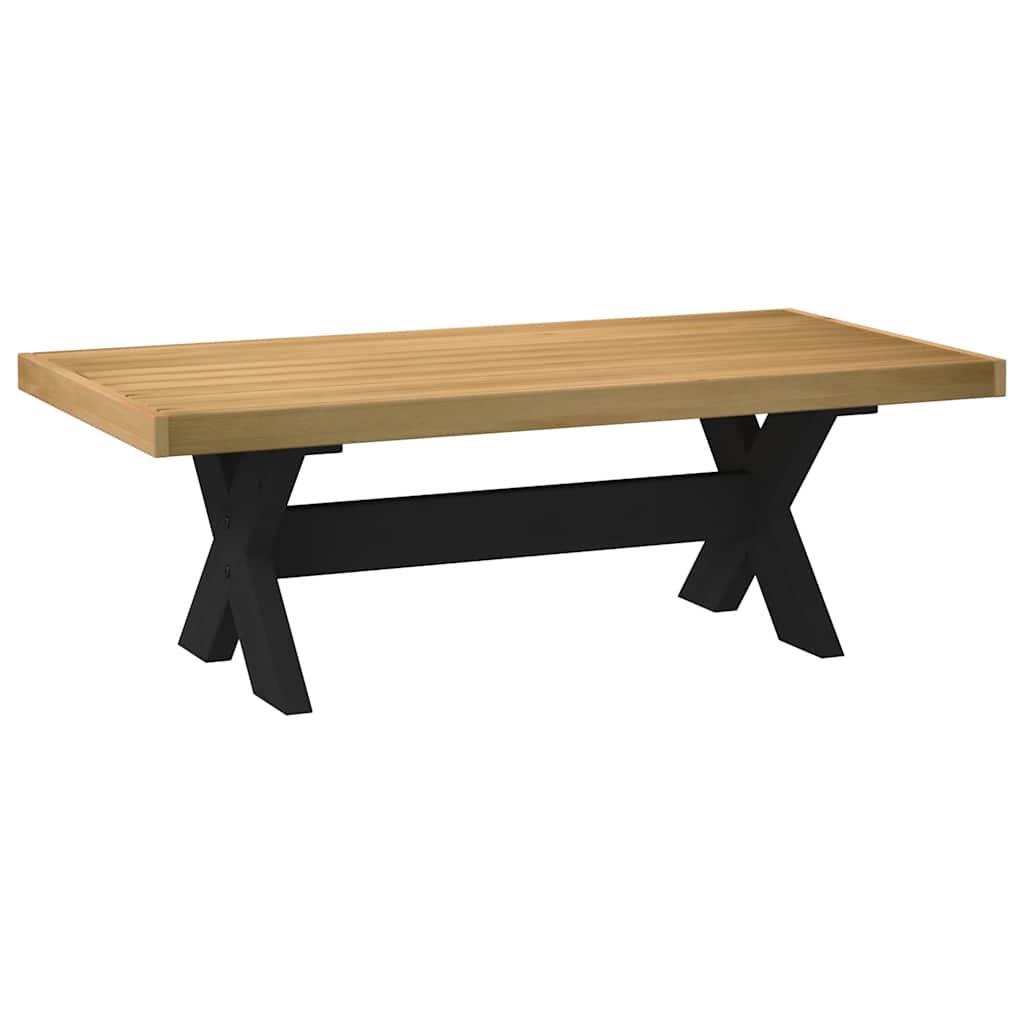 Salongbord NOAIN X-formede ben 120x60x40 cm heltre furu