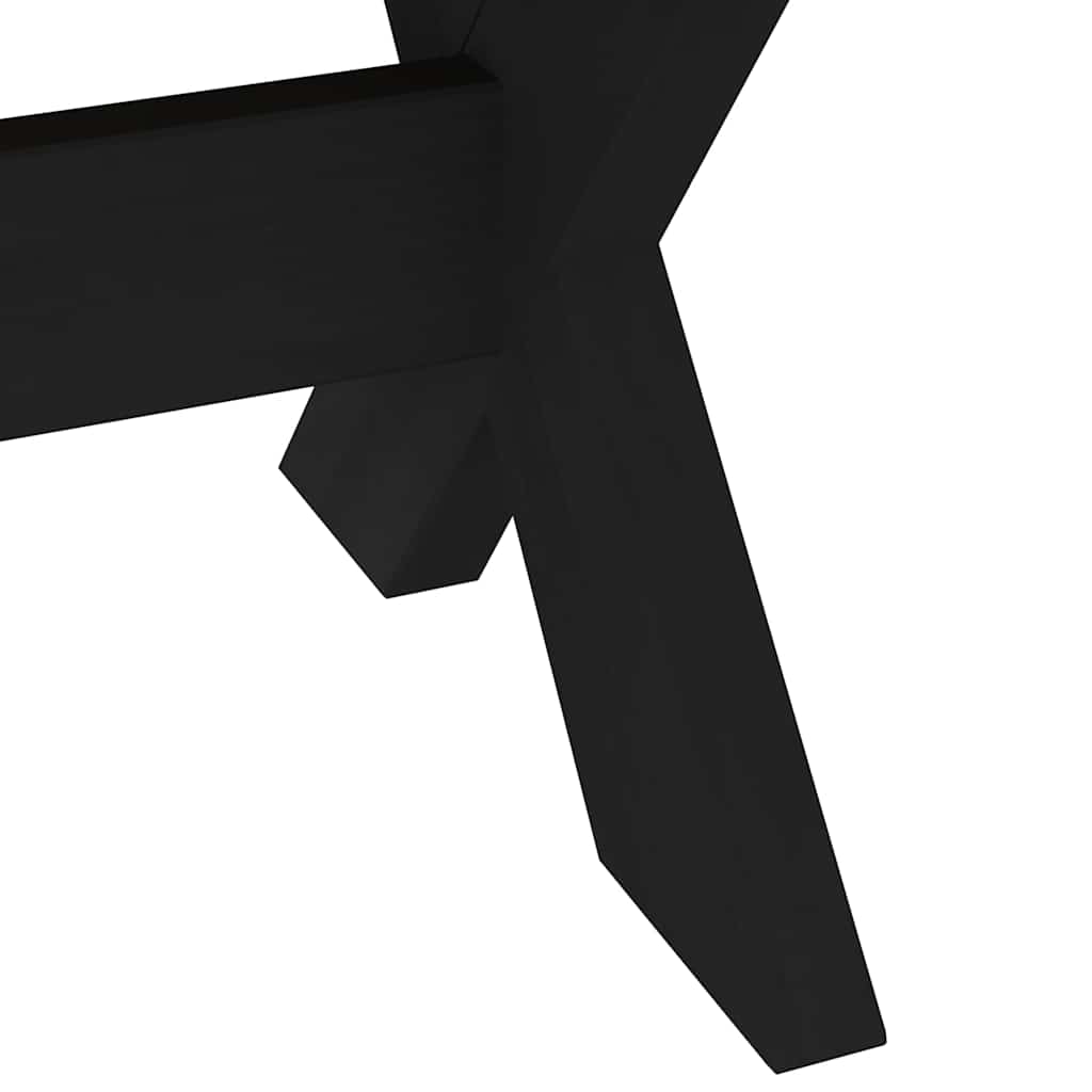 Salongbord NOAIN X-formede ben 120x60x40 cm heltre furu