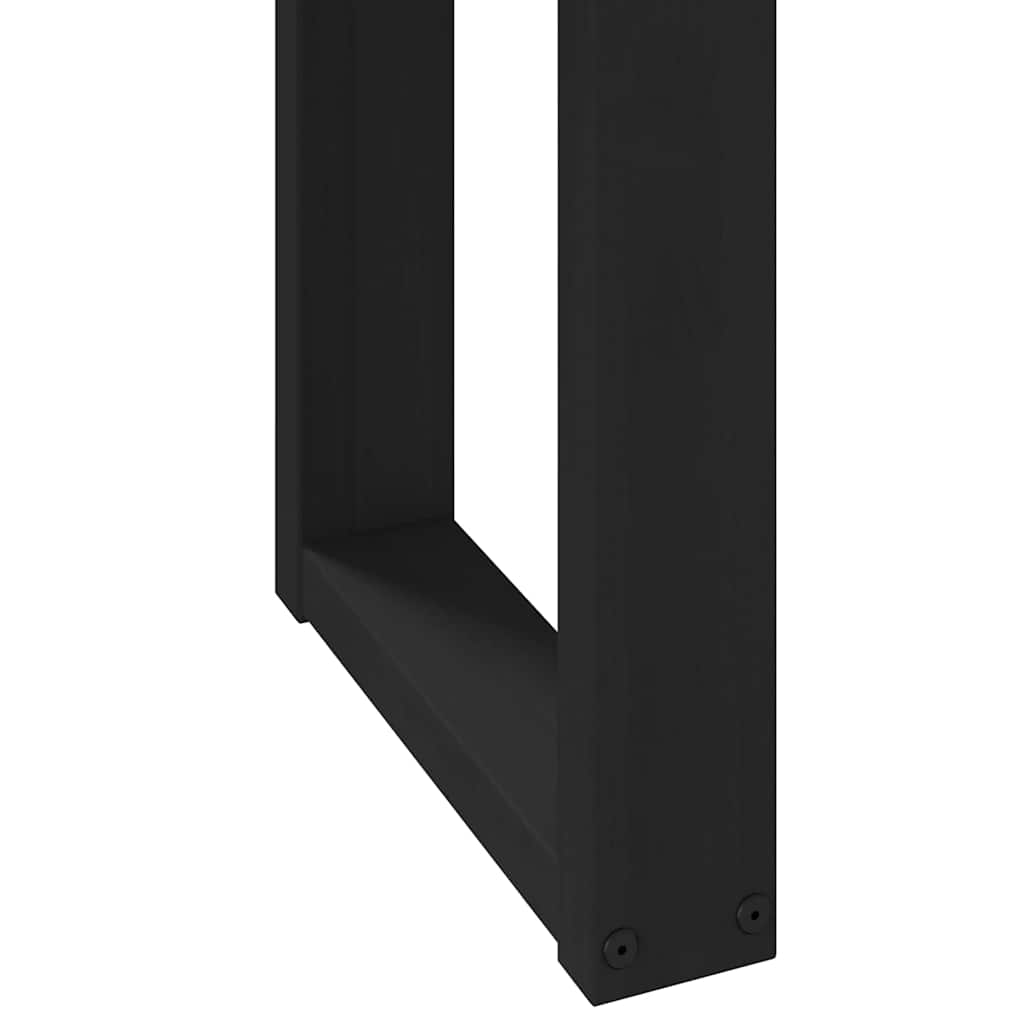 Skrivebord NOAIN U-formede ben 120x50x75 cm heltre furu