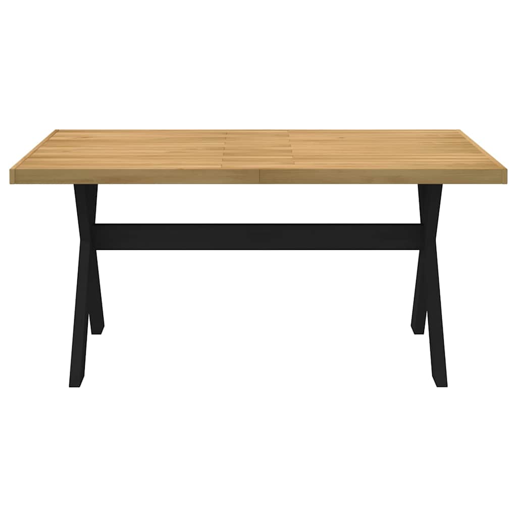 Spisebord NOAIN X-formede ben 160x90x75 cm heltre furu