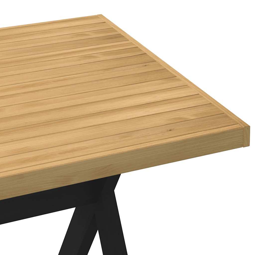Spisebord NOAIN X-formede ben 160x90x75 cm heltre furu