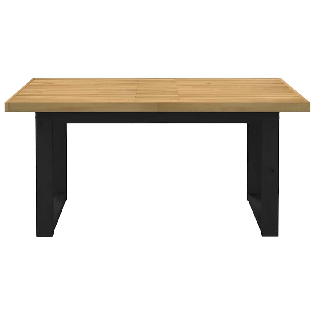 Spisebord NOAIN U-formede ben 160x90x75 cm heltre furu
