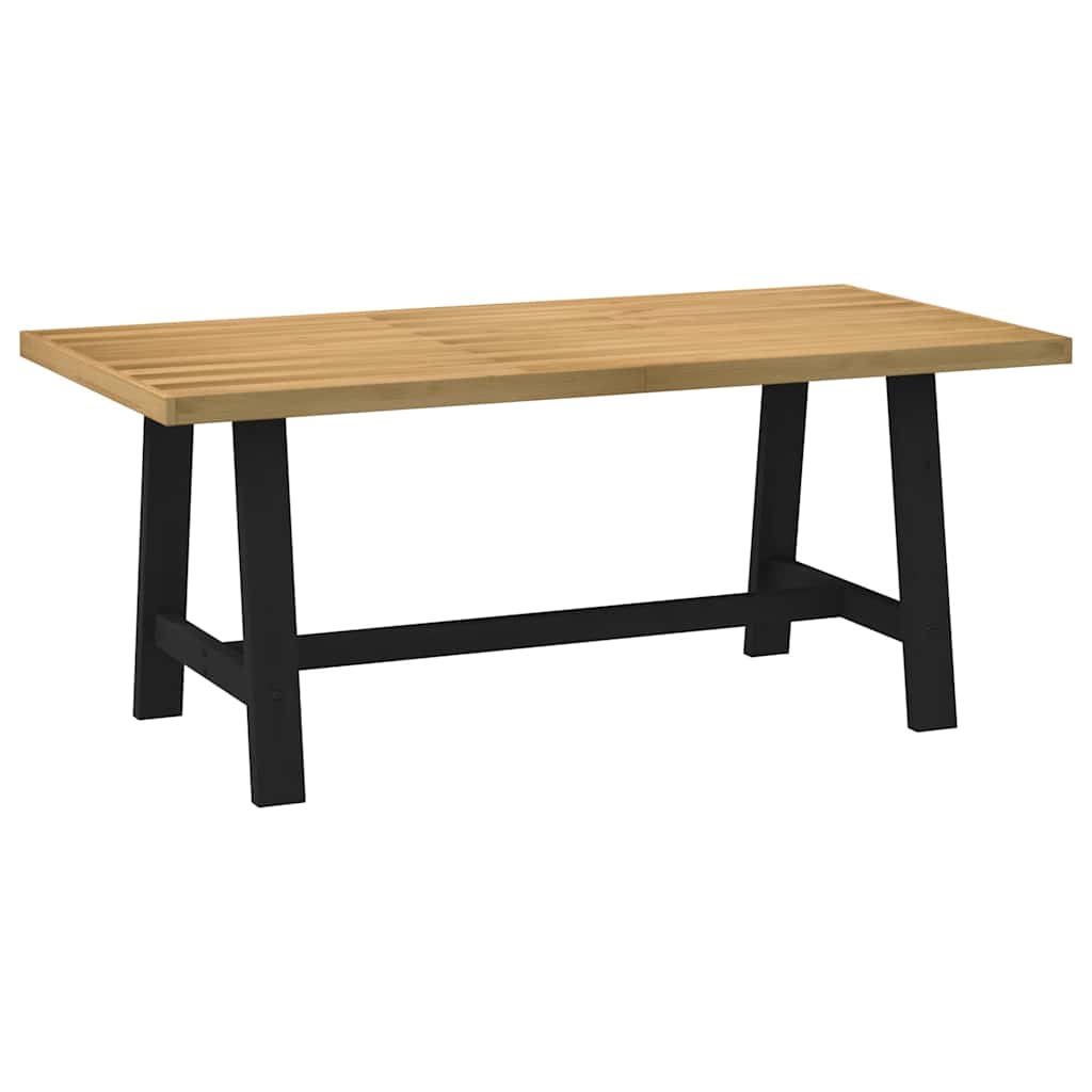 Spisebord NOAIN A-formede ben 180x90x75 cm heltre furu