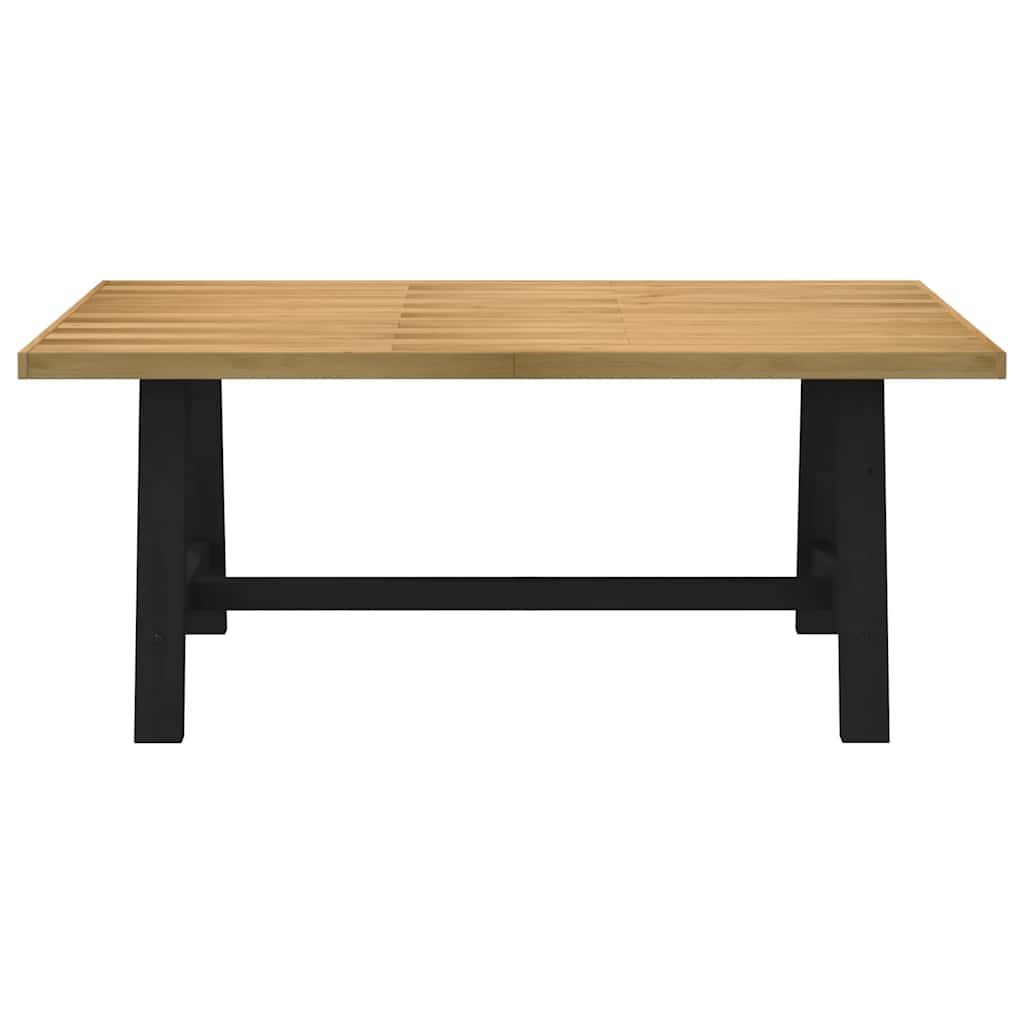 Spisebord NOAIN A-formede ben 180x90x75 cm heltre furu
