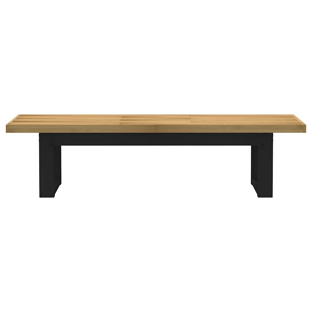 Spisebenk NOAIN U-formede ben 180x40x45 cm heltre furu vidaXL
