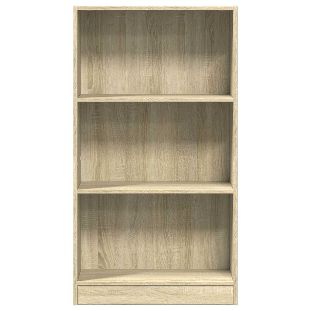Bokhylle sonoma eik 60x24x109 cm konstruert tre