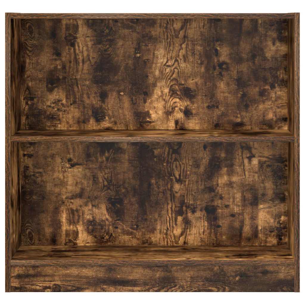 Bokhylle røkt eik 80x24x76 cm konstruert tre