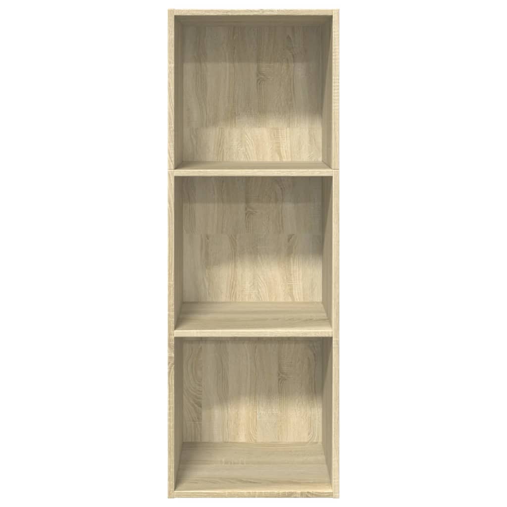 Bokhylle sonoma eik 40x30x114 cm konstruert tre