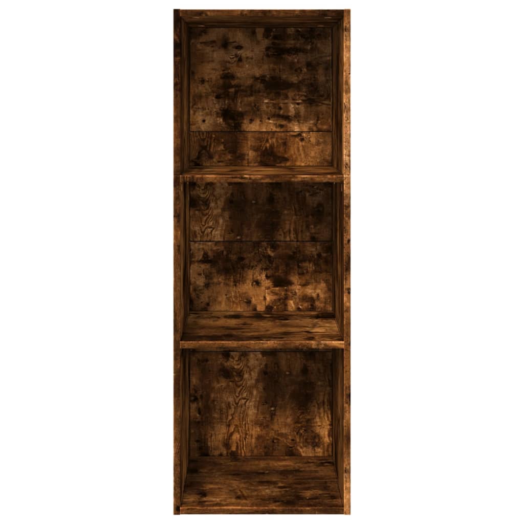 Bokhylle røkt eik 40x30x114 cm konstruert tre