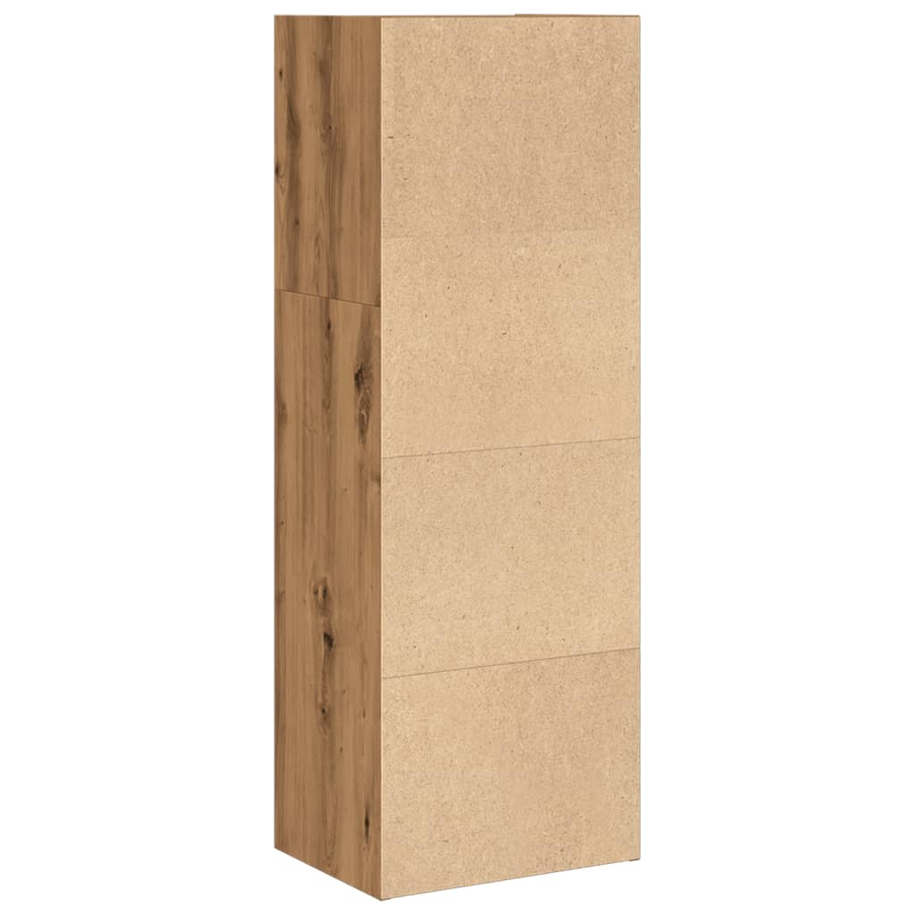 Bokhylle artisan eik 40x30x114 cm konstruert tre