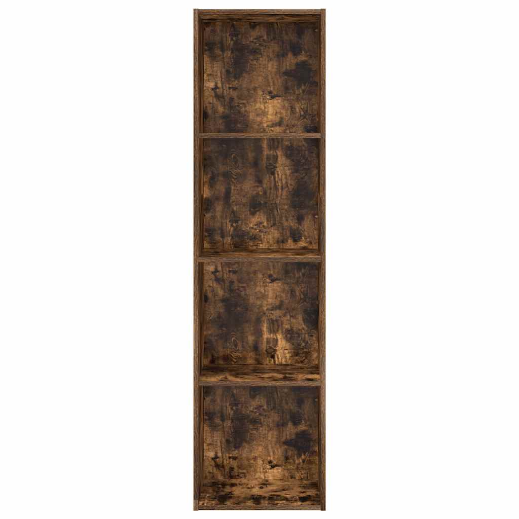 Bokhylle røkt eik 40x30x152 cm konstruert tre
