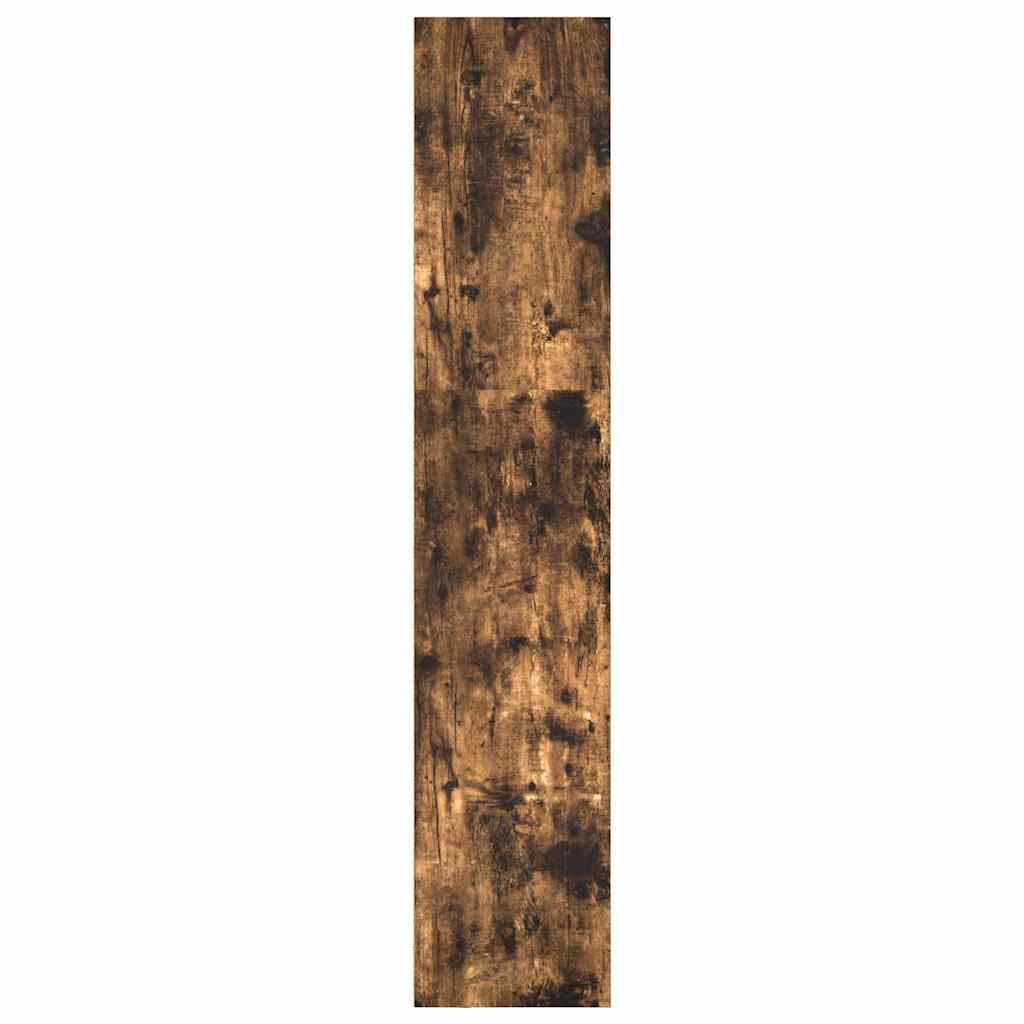 Bokhylle røkt eik 40x30x152 cm konstruert tre