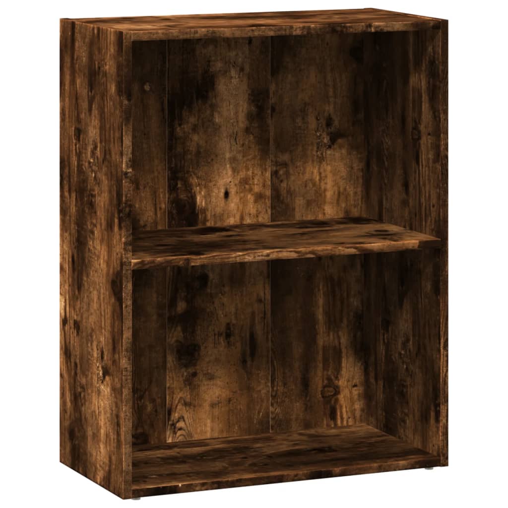 Bokhylle røkt eik 60x30x77 cm konstruert tre