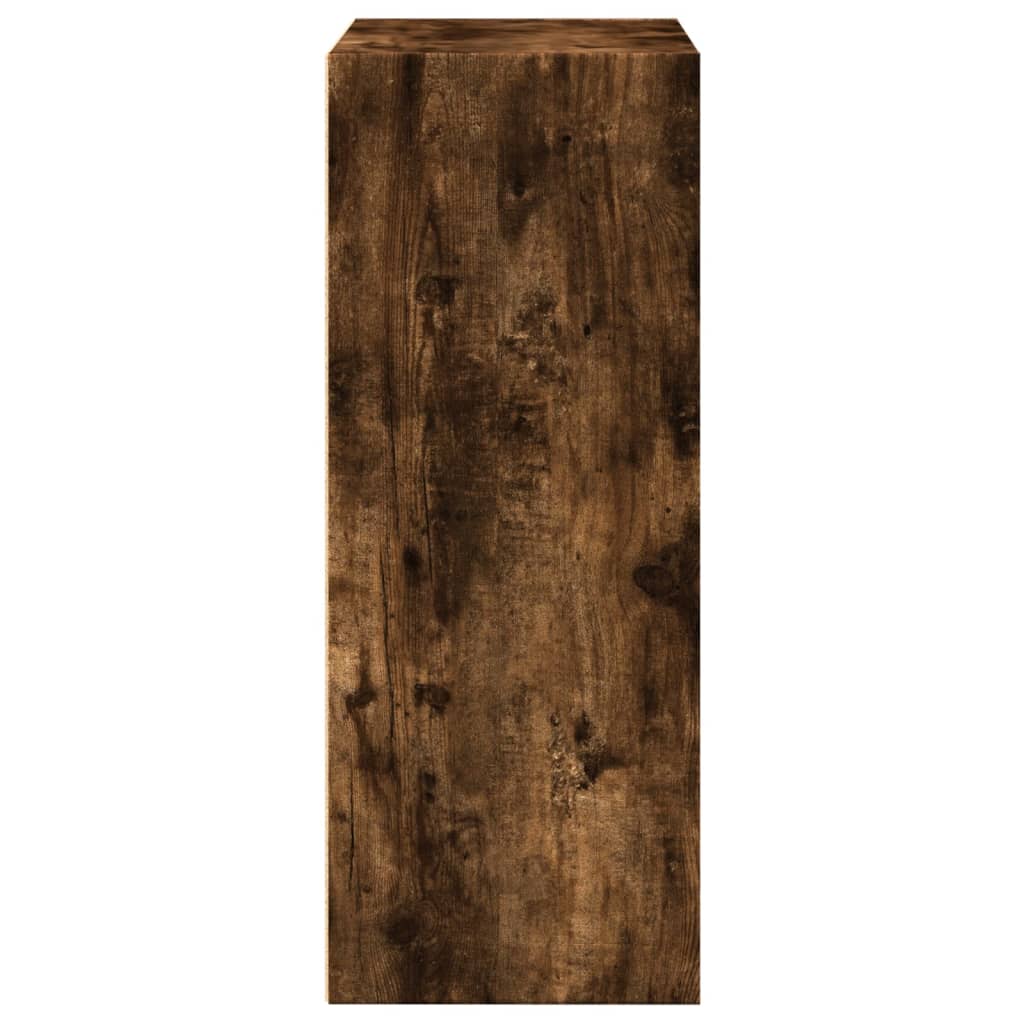 Bokhylle røkt eik 60x30x77 cm konstruert tre