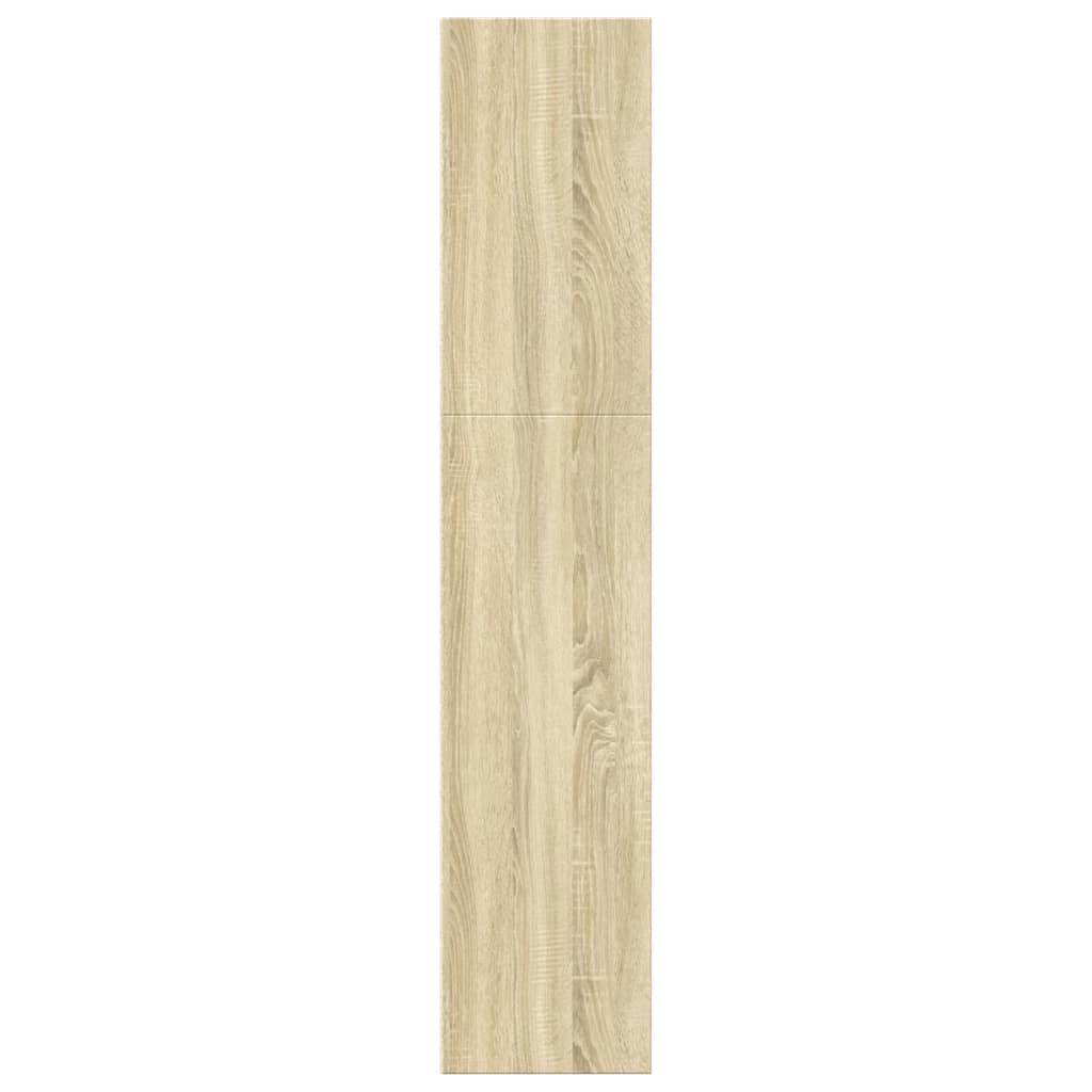 Bokhylle sonoma eik 60x30x152 cm konstruert tre